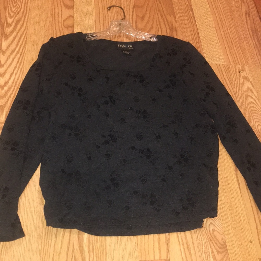 Black Flower Shirt